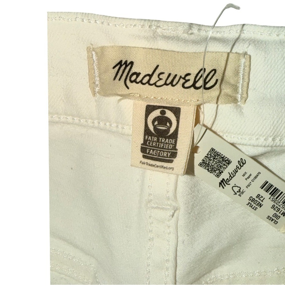 Madewell Perfect Vintage Wide-Leg high‎ rise Crop Jeans-NWT - Picture 5 of 10